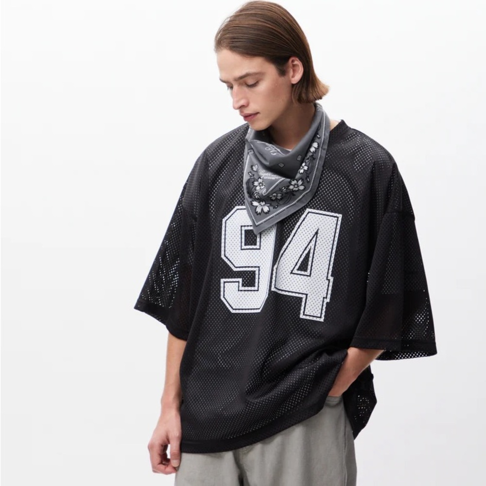 🔥🖤 NEIGHBORHOOD JAPAN HOCKEY V-NECK SS - BLACK XL NWT - Sold out!! 🖤🔥